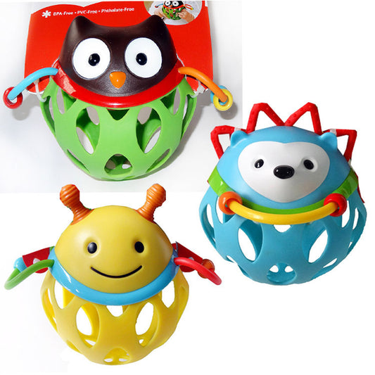 Hand ball ball toy soft rubber ball teeth rubber rattle
