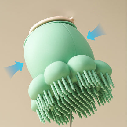 Pet Bath Brush With Body Wash Dog Bath Device Cat Silicone Bath Massage Comb